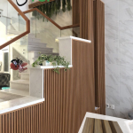 Tấm gỗ nhựa ốp cầu thang TGI – vật liệu trang trí HOT 2020