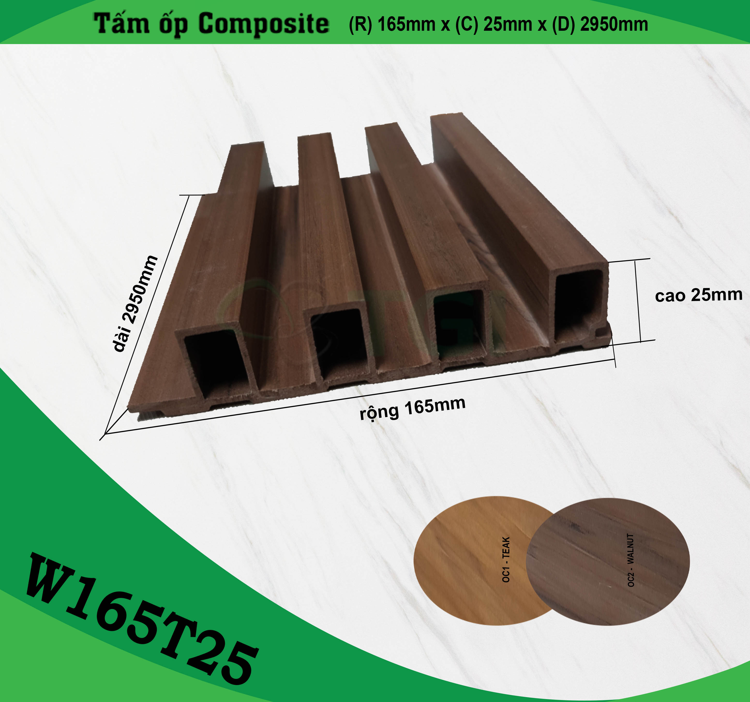 Sản phẩm nhựa composite giả gỗ không chỉ là một giải pháp hoàn hảo cho việc trang trí nội thất và ngoại thất, mà còn là một giá trị đáng kể cho môi trường. Với nguồn gốc và sản xuất bền vững, các sản phẩm này sẽ giữ cho ngôi nhà của bạn luôn xanh tươi và góp phần bảo vệ môi trường.